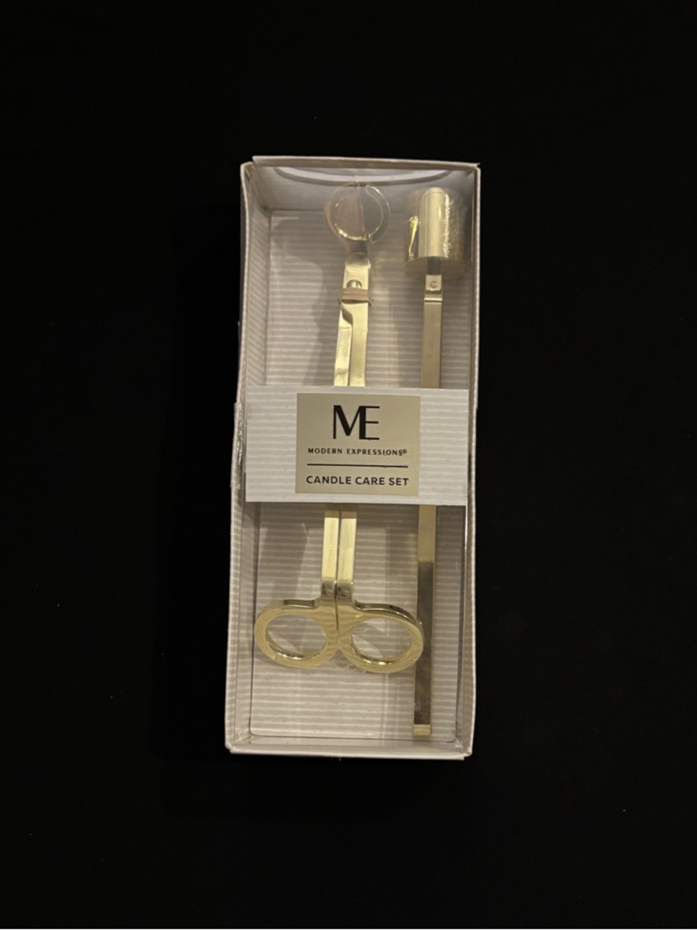 Expressions Gold Candle Care Set